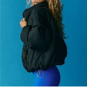 Free People Movement Black Penelope Packable Jacket - NWT✨